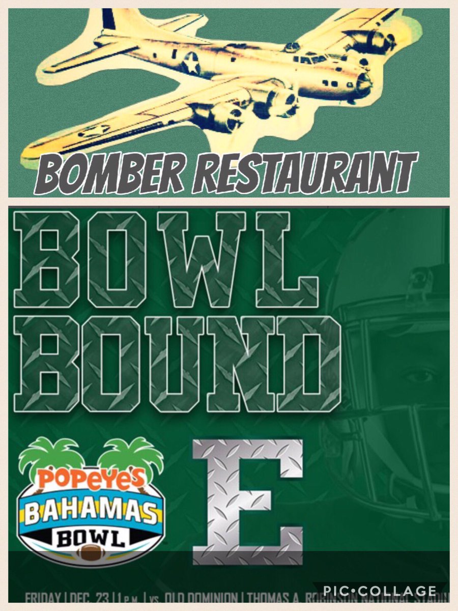 bomberypsi's tweet photo. Join us for breakfast or lunch, on Friday Dec. 23rd, before the bowl game. If you're an EMU student, receive 10% off with your school ID https://t.co/Am6yK0xvh8