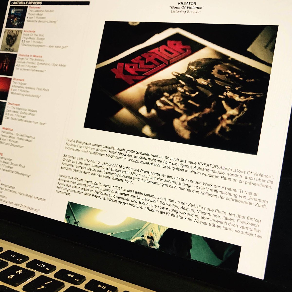 Wir sind zum <a href="/kreator/">Kreator</a> Listening nach Berlin gefahren. Was dann passierte, ist unglaublich... metalnews.de/specials/KREAT…