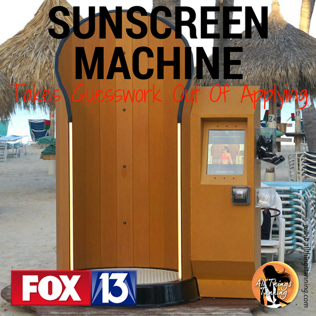 AllTanning's tweet photo. SUNSCREENS >> Sunscreen Machine Takes Guesswork Out Of Applying
ARTICLE LINK: https://t.co/GlUHeRTaU1 #SnappyScreen #Sunscreen #Tanning #Tan https://t.co/BA0JFCH7K1