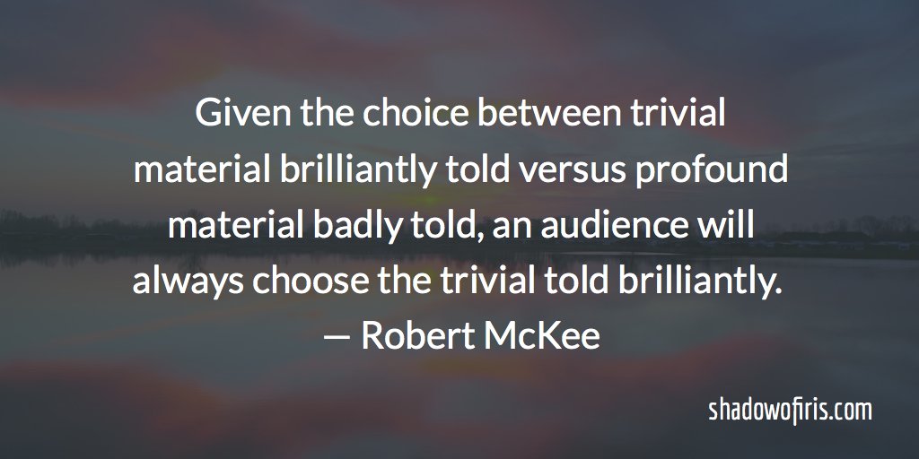 shadowofiris's tweet image. #writing #fiction #story #screenplay #trivia #craft