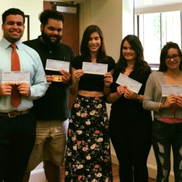 brinker_STEM's tweet image. BEI Hispanic STEM Scholarship Awardees: Pedro Sanchez, Jorge Perez, Jessica Riopedre, Merys Echevarria, Daiana Garcia, Class of 2016.