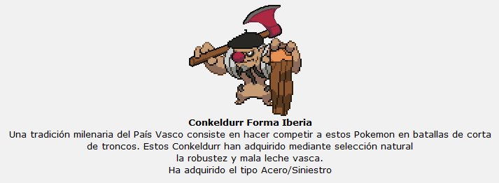 Eric_Lostie's tweet photo. Presentando a Conkeldurr Forma Iberia https://t.co/eSALc8PiXG
