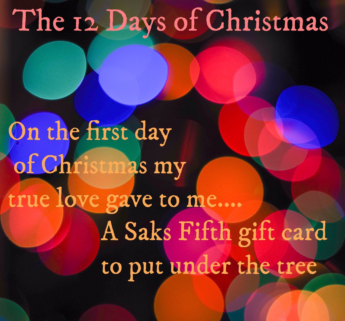 We have limited quantities available, so stop in today only &amp; pick up a $100 Saks gift card at a discounted rate of $90! 🎁🎊🌲