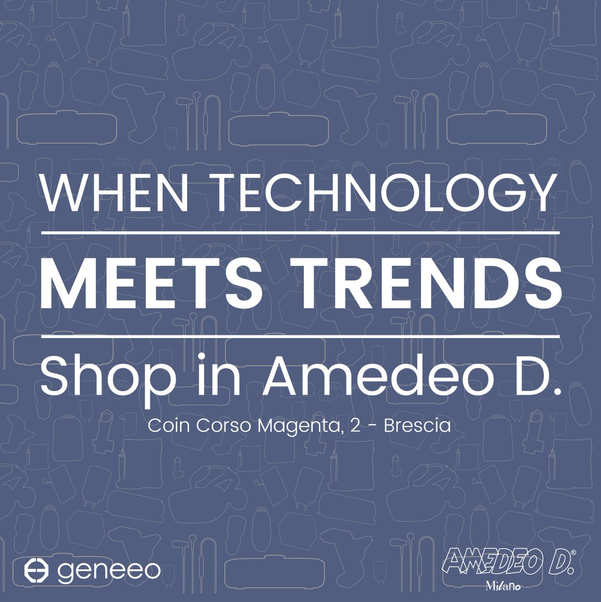 GeneeoSocial's tweet photo. Find out the cities and exclusive store where you can buy the #Geneeo products.
We are now available in @coinstore #Brescia https://t.co/6EtcjXwovf