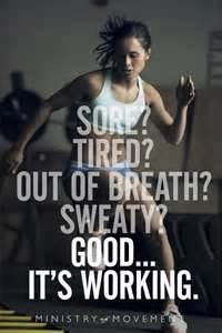 Sore? Tired? Out of breath? Sweaty? Good!  llir.biz/tz?5Ikcl