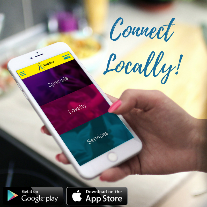 HelpOutApp's tweet photo. Make this week easier with #HelpOut Specials, Loyalty and Services! To download: https://t.co/yB8Zb7oG1d #ConnectLocally #MondayMotivation https://t.co/DyjCVmJAaP
