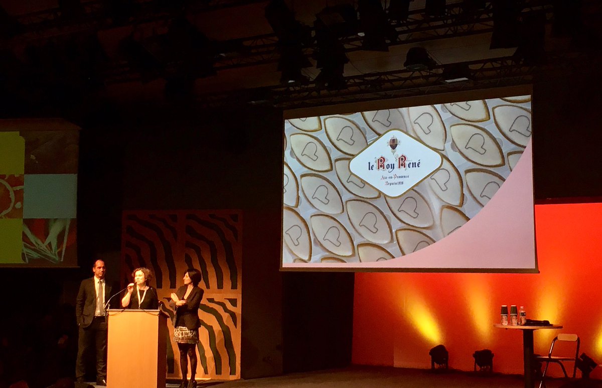 macigale's tweet photo. Surprise !!! Lancement logo #Provence calissons #poinçon Le Roy René @lescalissons #contratdestinationprovence @Aix_Provence https://t.co/FMuv1R9xZP
