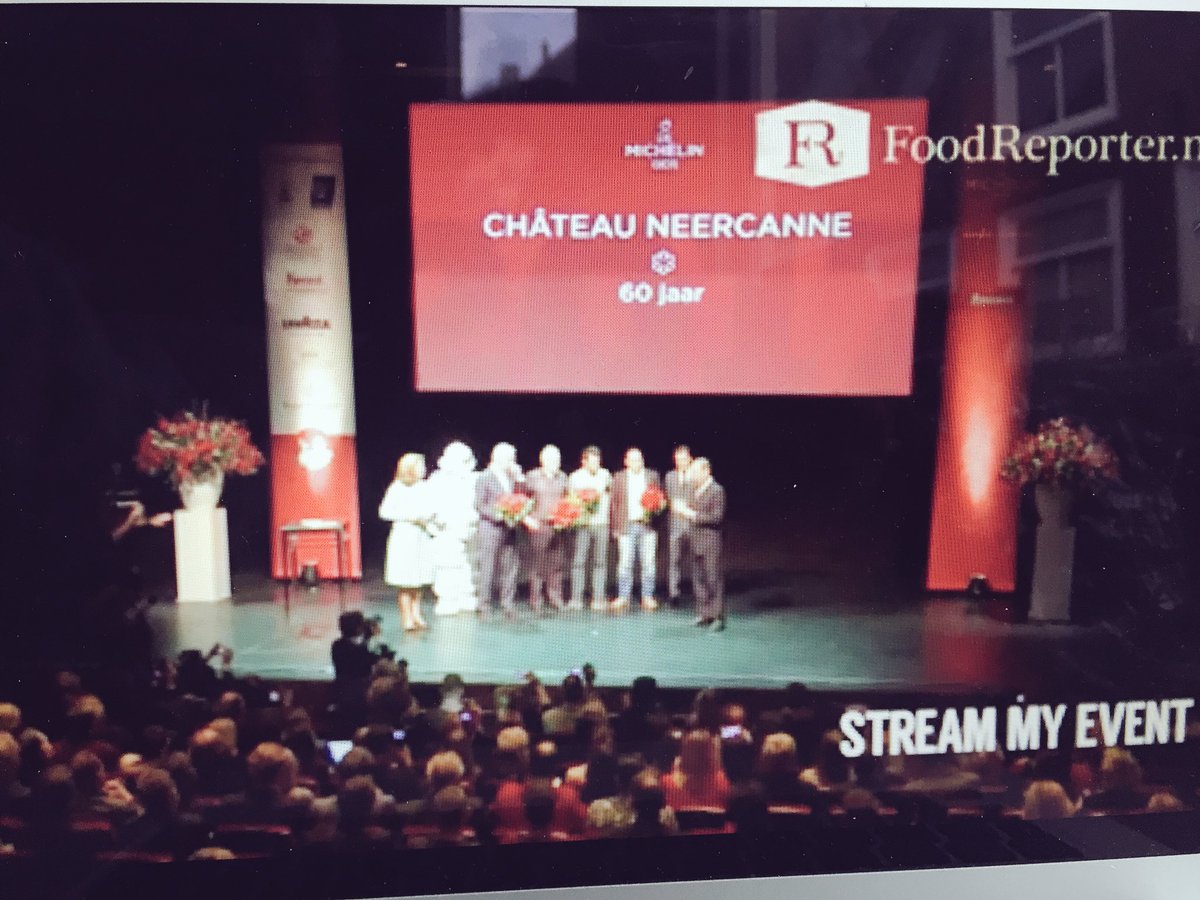 Wauw! 60 jaar Michelin voor Château Neercanne! #respect #Michelin2017