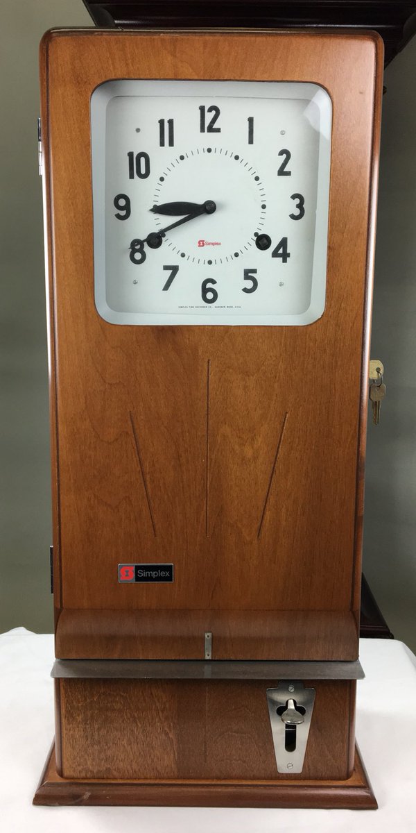 nawccmuseum's tweet image. Classic #Simplex #TimeRecording #Clock #clockmaking #clockmaker #horology #timepiece @TycoSG
