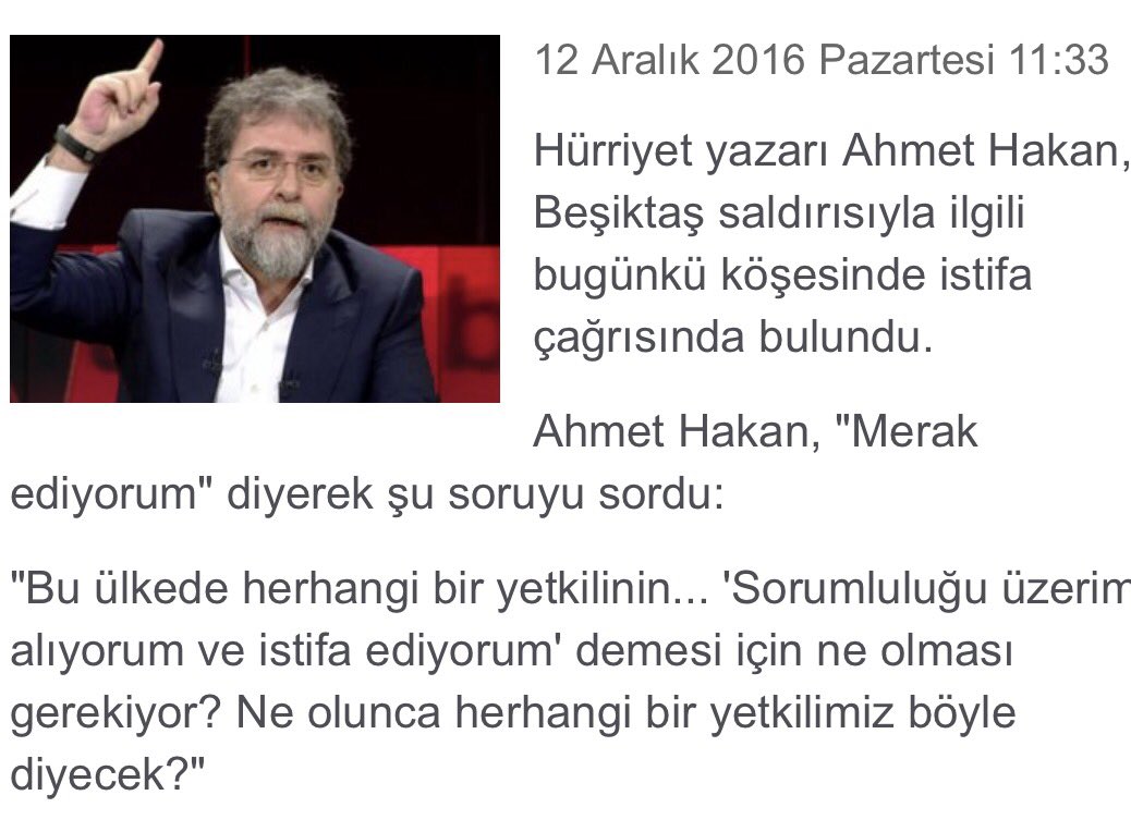 SAÇMALIYORSUN AHMET.
DEMİRTAŞ'A SAZ ÇALDIRIP, HDP'Yİ MİLLETİN BAŞINA BELÂ ETTİN.
TERÖRE DESTEK VERMİŞ OLMADIN MI?
İSTİFAMI ETTİN?
<a href="/ahmethc/">ahmet hakan</a>