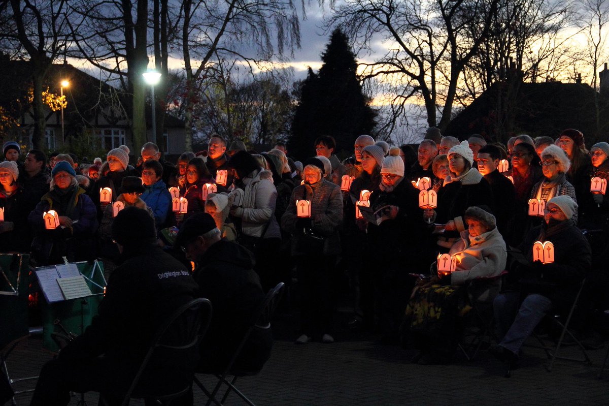 Some photos of the band from the recent Light up a Life service <a href="/stgemmashospice/">St Gemma's Hospice</a>, a lovely event and one we are proud to support #charity