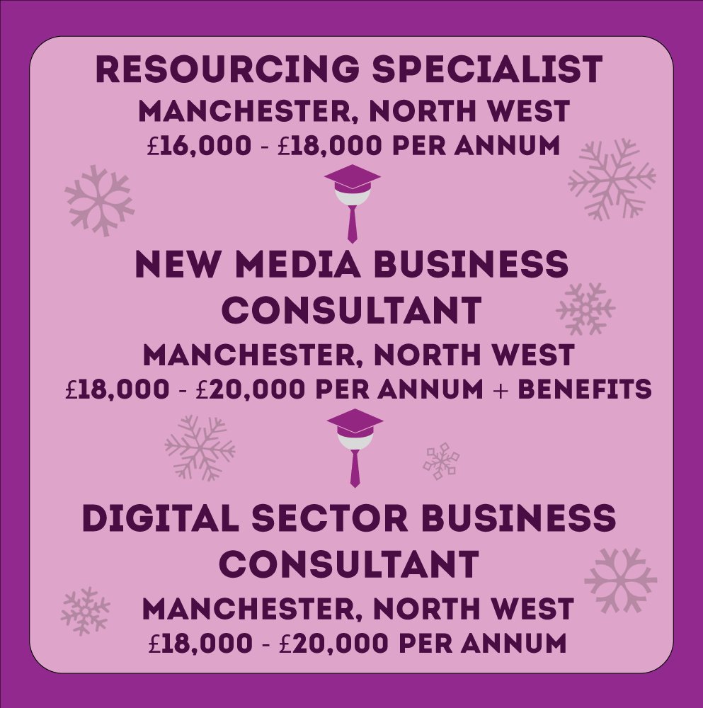 GraduateFutures's tweet image. Celebrate #Xmas early by finding your perfect #graduate job! 🎄

Click here for our latest careers: ow.ly/W0qG3072qHj #mondaymotivation