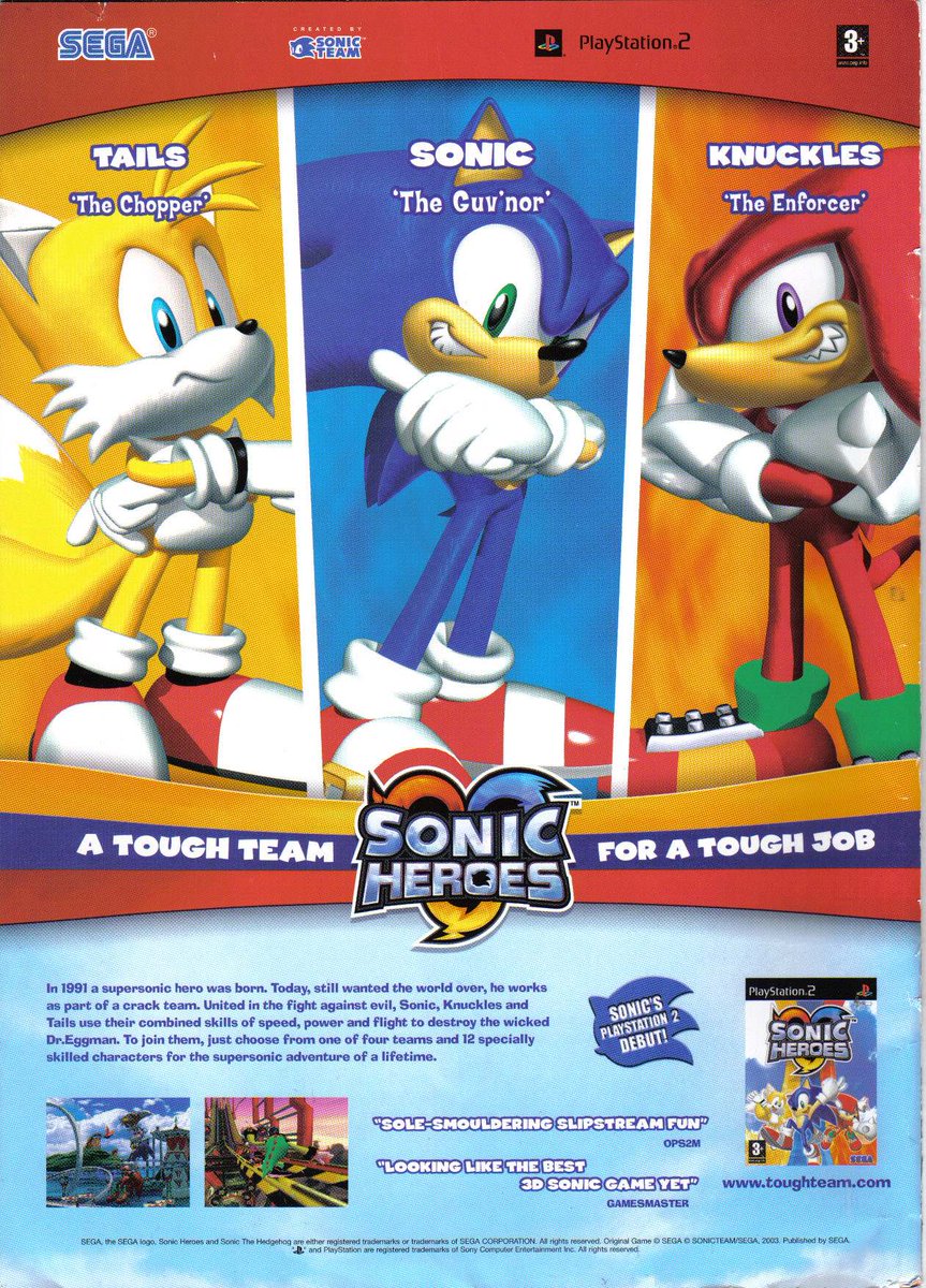 sonic heroes xbox