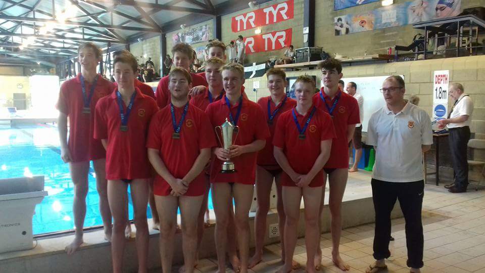 davespublic's tweet photo. Gloucestershire win the U16 Inter County Water Polo Championships at Millfield yesterday with Thomas as Captain. Thanks to @ClareLaitPhysio https://t.co/P27YrZWR5s