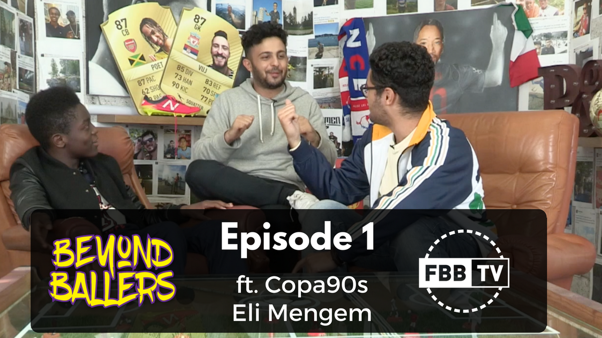 FBeyondBorders's tweet photo. 🎥 LATEST: #BeyondBallers Ep. 1 #FBBYouthVoices crew with Copa90's @ElMengem! → https://t.co/9KIalSINl0 #FBBTV https://t.co/MY3n5nQAEV