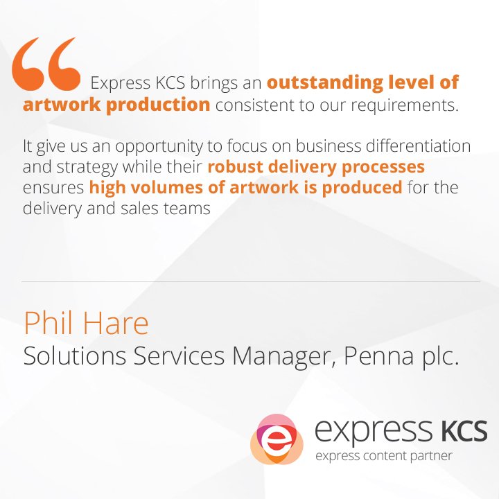 ekcsco's tweet photo. Our customers always speak highly about us and we cherish it. Phil Hare from Penna PLC said this about #ExpressKCS. https://t.co/QIyYITVbSI
