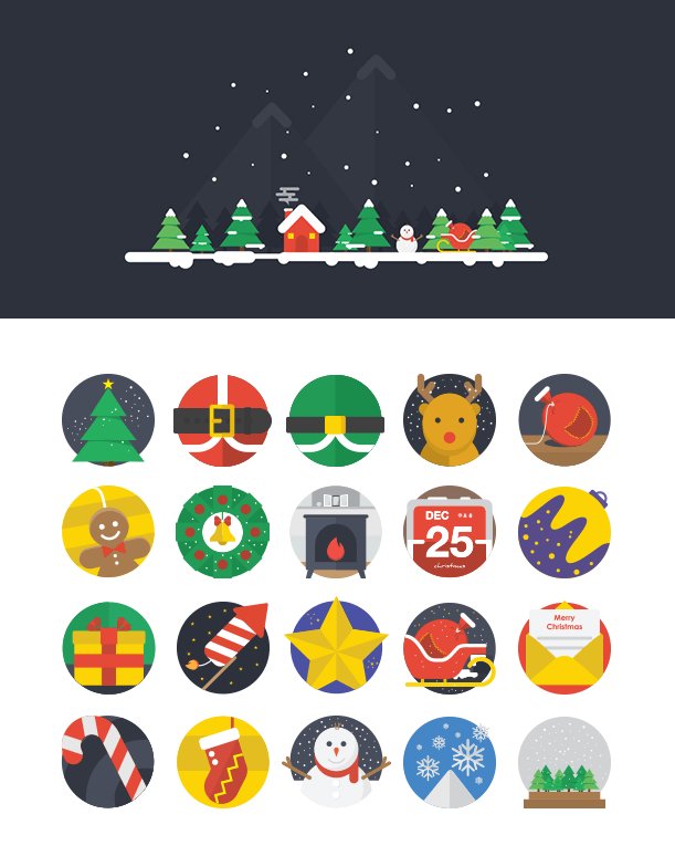 succodesign's tweet image. We have selected 5 set of Flat Christmas Icons.
Free for personal and commercial use.

DOWNLOAD: goo.gl/P2Wd9W

#icons #freebie
