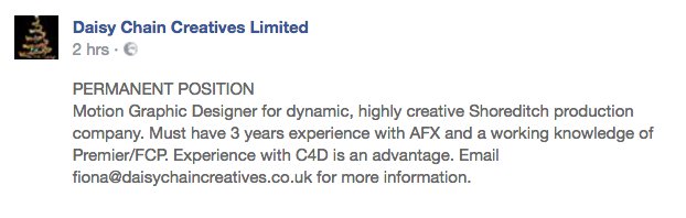 LoMoGra's tweet photo. Motion Graphics Job in Shoreditch,  London - Please RT 
https://t.co/CUzfwmDMq1 https://t.co/dHk1cdg3R9