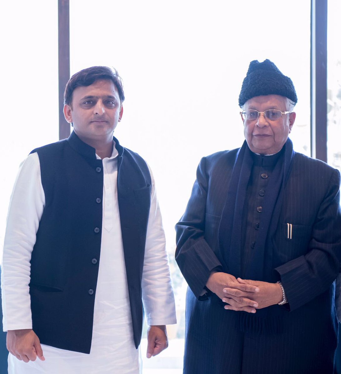 yadavakhilesh's tweet photo. In discussion with Dr. Ammar Rizvi today. https://t.co/4AjLOS5nGA