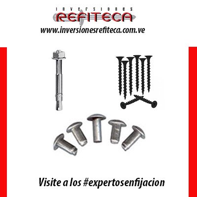 Refiteca's tweet image. Vendemos #remache #anclajes #tornillos #remachadoras neumáticas y manuales #lijadoras #esmeriles al mayor y detal inversionesrefiteca.com.ve