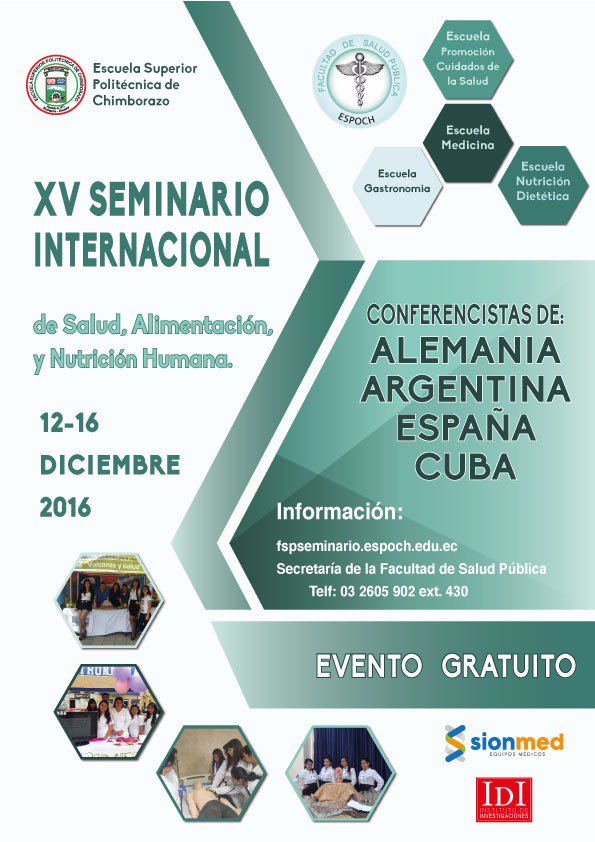 Inicia XV Seminario Internacional  de Salud, Alimentación y Nutrición. Del 12 al 16 de Diciembre #Facultad #SaludPública #SaberParaSer