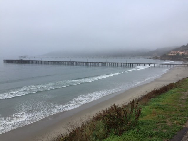 GarofaloWX's tweet photo. A very foggy morning ahead! Some spots even with zero visibility. Safe travels PIC: John Gocke, Avila Beach #cawx #PicoftheAM https://t.co/1XM4Vc9IBu