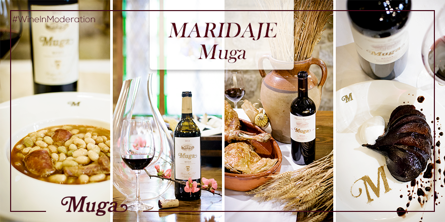 No busques la pareja perfecta ¡busca mejor el vino perfecto para cada plato y momento! ;-) #FelizLunes #MaridajeMuga #maridaje #vino