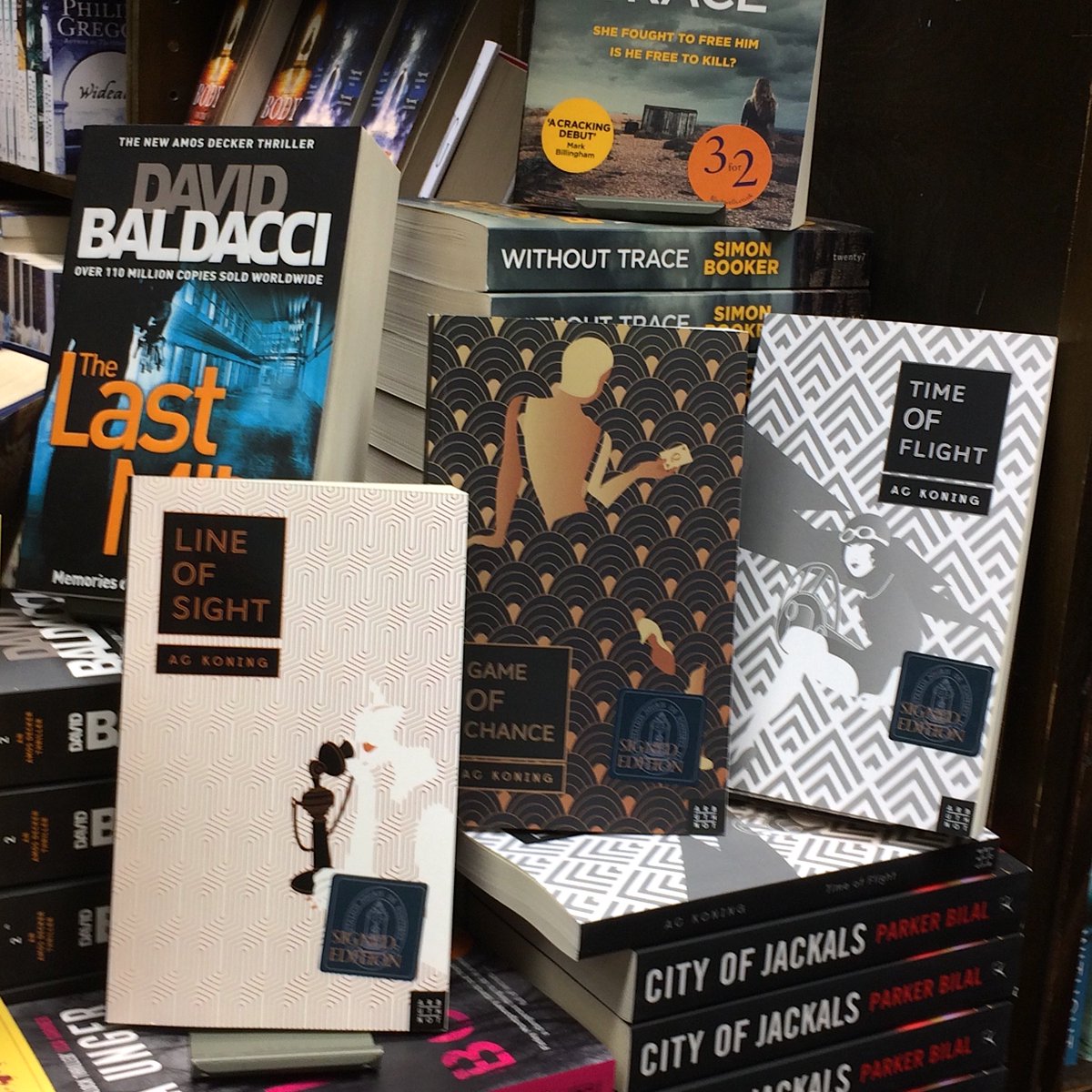 arbuthnotbooks's tweet image. Signed copies of all 3 books in @christinakoning's Blind Detective series are now available in @heffersbookshop #ChristmasGiftIdeas #books