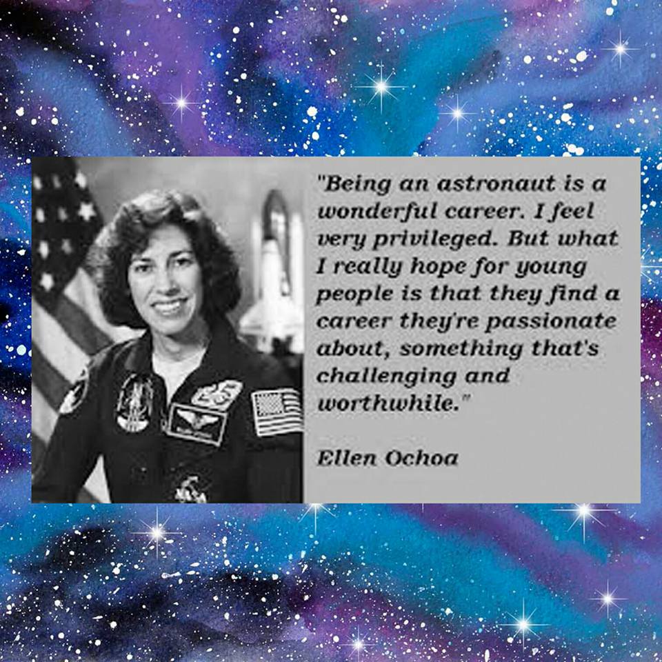 brinker_STEM's tweet image. Ellen Ochoa, Mexican-American STEM role model.  First US Latina Astronaut.  Currently the Director of Johnson Space Center (NASA).  Heroine!