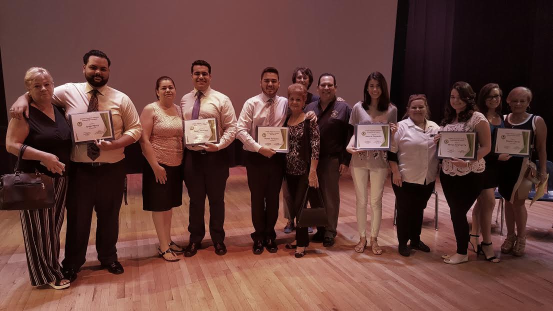 brinker_STEM's tweet image. Six BEI Hispanic STEM Scholarship recipients and parents: Forensics, Civil Engineering, Biotechnology, Computer Science, Chemistry, Nursing.