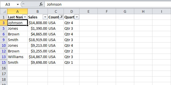 Filter your #Excel data if you only want to display records that meet certain criteria: excel-easy.com/data-analysis/…