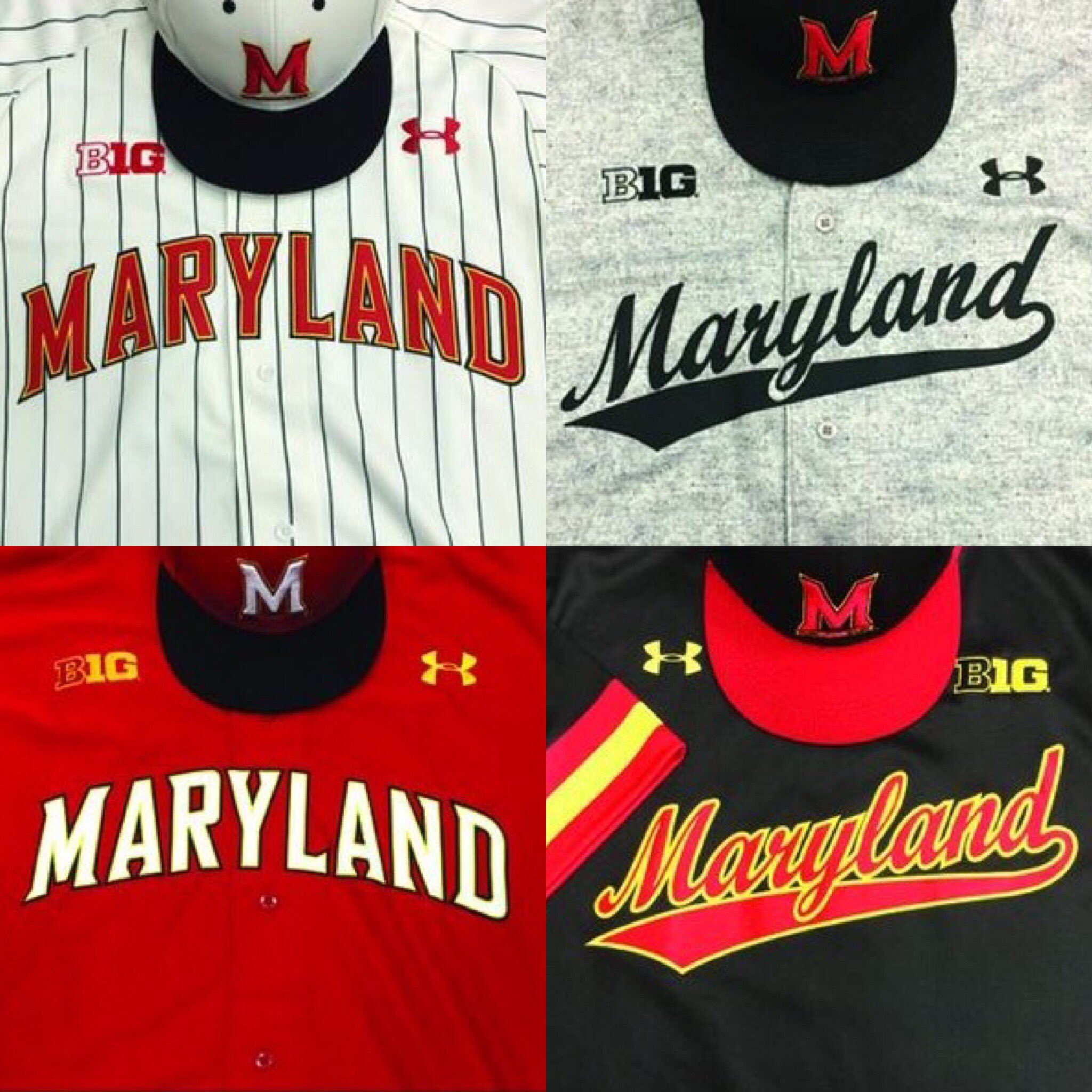 maryland baseball uniforms