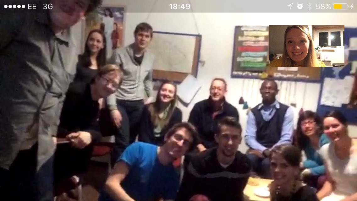 Really wonderful to chat and share encouraging news with an  @ifes movement! #wearefamily #CUnews