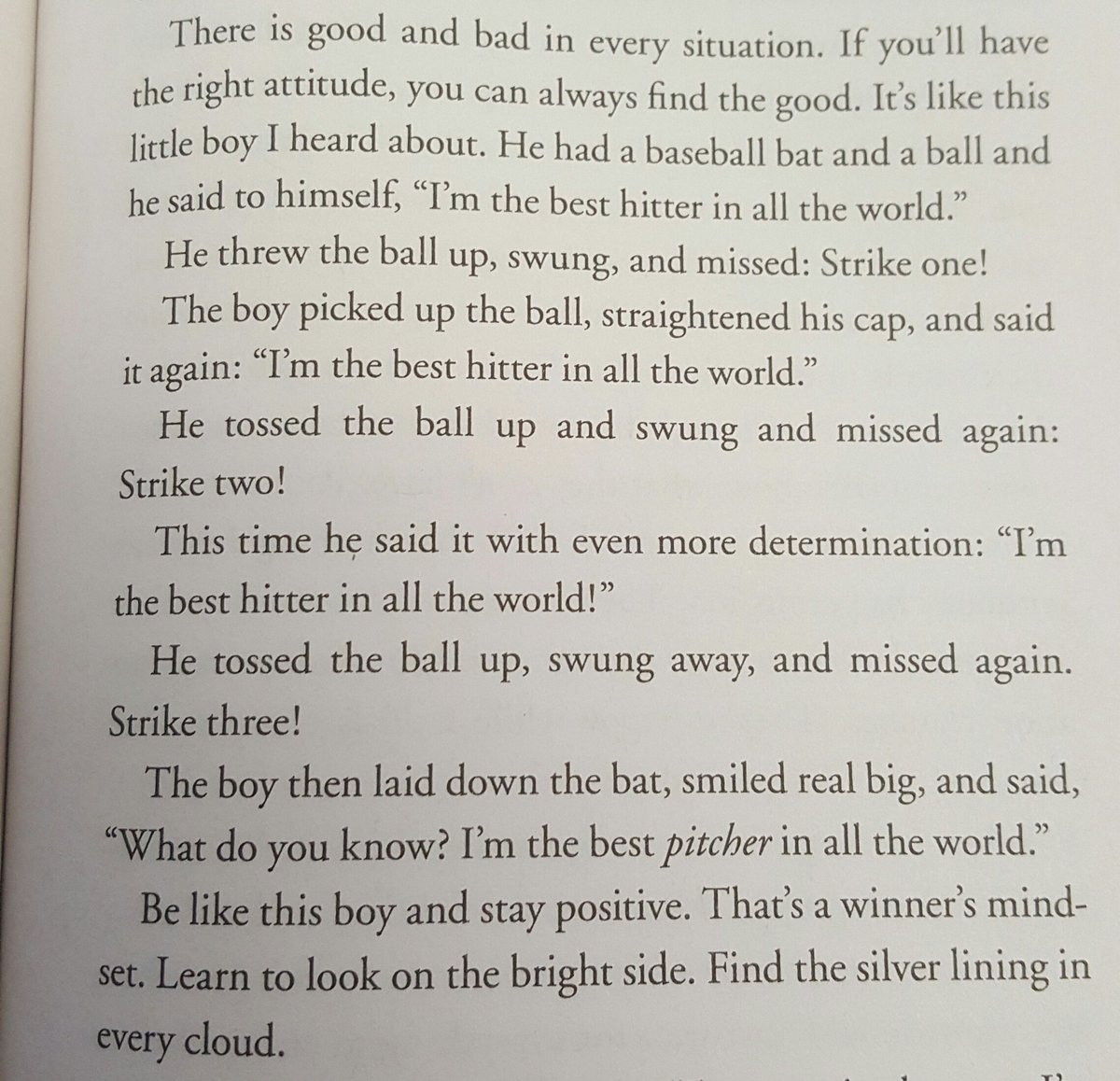 aces776's tweet photo. Great excerpt from the "You can you will" book. #wcsmission https://t.co/TbIx0oH5Iy