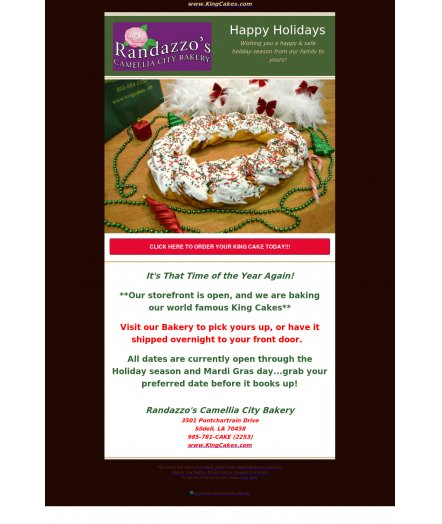 Tis the season for some Holiday King Cake! goem.me/1Ipc