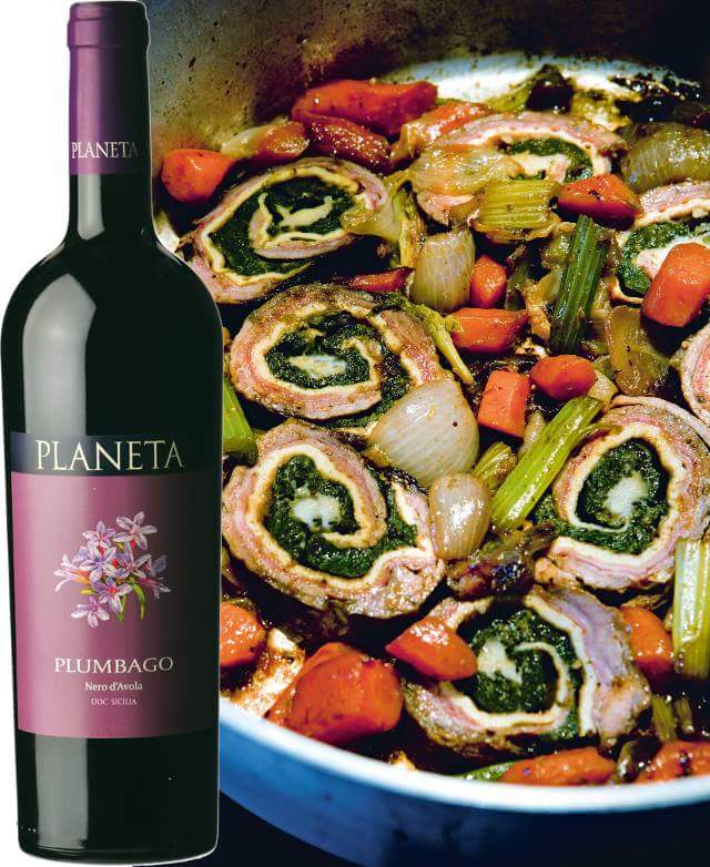 iswacademy's tweet image. Plumbago di @PlanetaWinery abbinato al #falsomagro, in Sicilia detta &quot;farcie de magre&quot;, carne farcita. Superlativo!