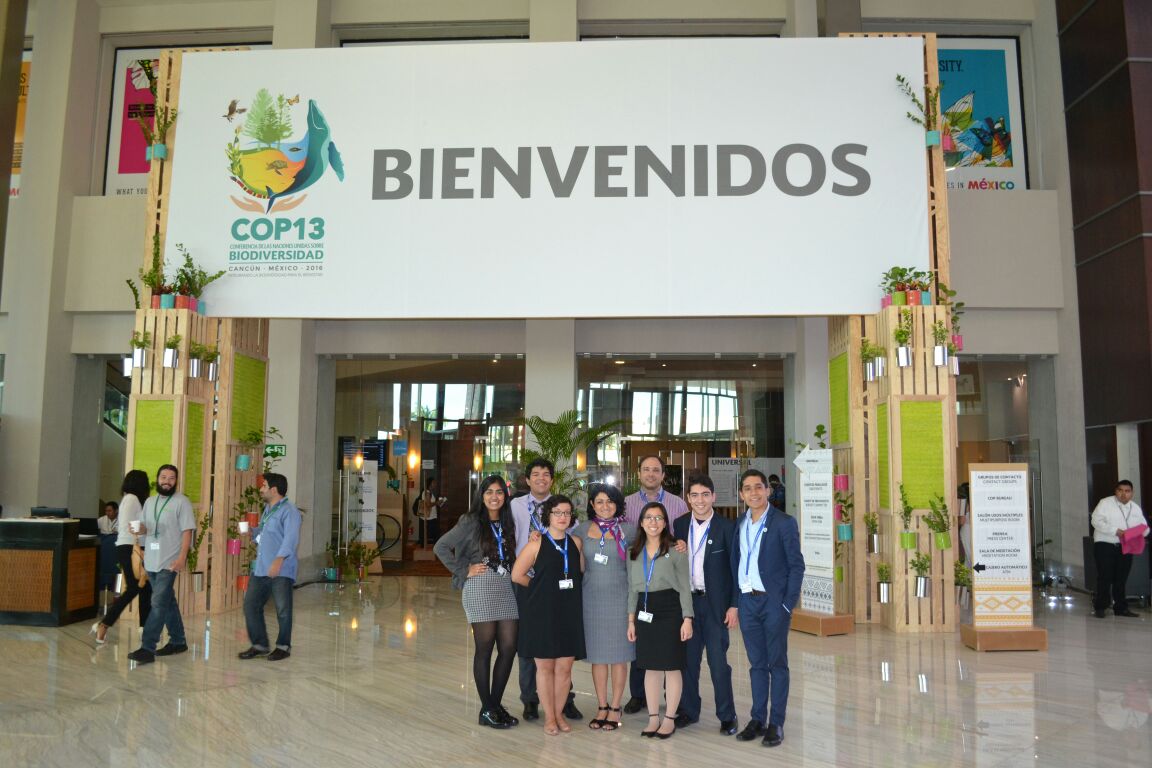 iGEM's tweet photo. Last week, @MeaganLizarazo @anita_sifuentes and @Abigail_iGEM attended @COP13MX with 5 #iGEMdelegates from the iGEM community #iGEMtravels https://t.co/u6YB9EpSQm