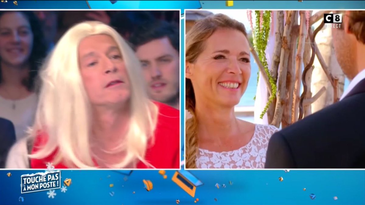 TBT9_W9's tweet photo. Le sosie de Hélène Rolles : @jmmaireofficiel ! 😄 #TPMP https://t.co/XIb0tCtGNy