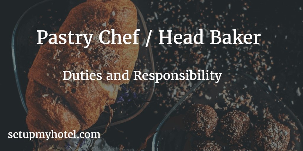 on Twitter "Pastry Chef Job Description >> https//t