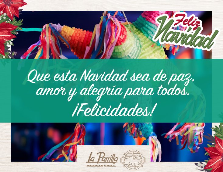 Ya se siente el espíritu de la navidad #LaParrillaPlaya