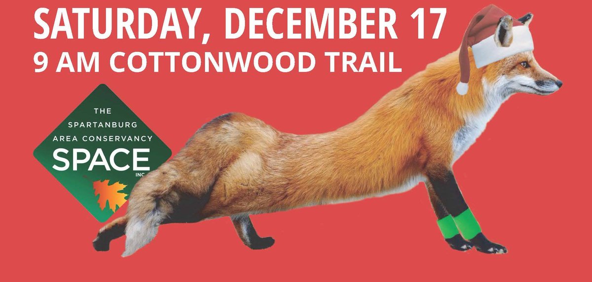 sbconservancy's tweet image. The Jingle Bell 5K is this Saturday@ 9:00 on the Cottonwood Trail! Register here and get your very merry fleece hat! go-greenevents.com/SPACE5K2016
