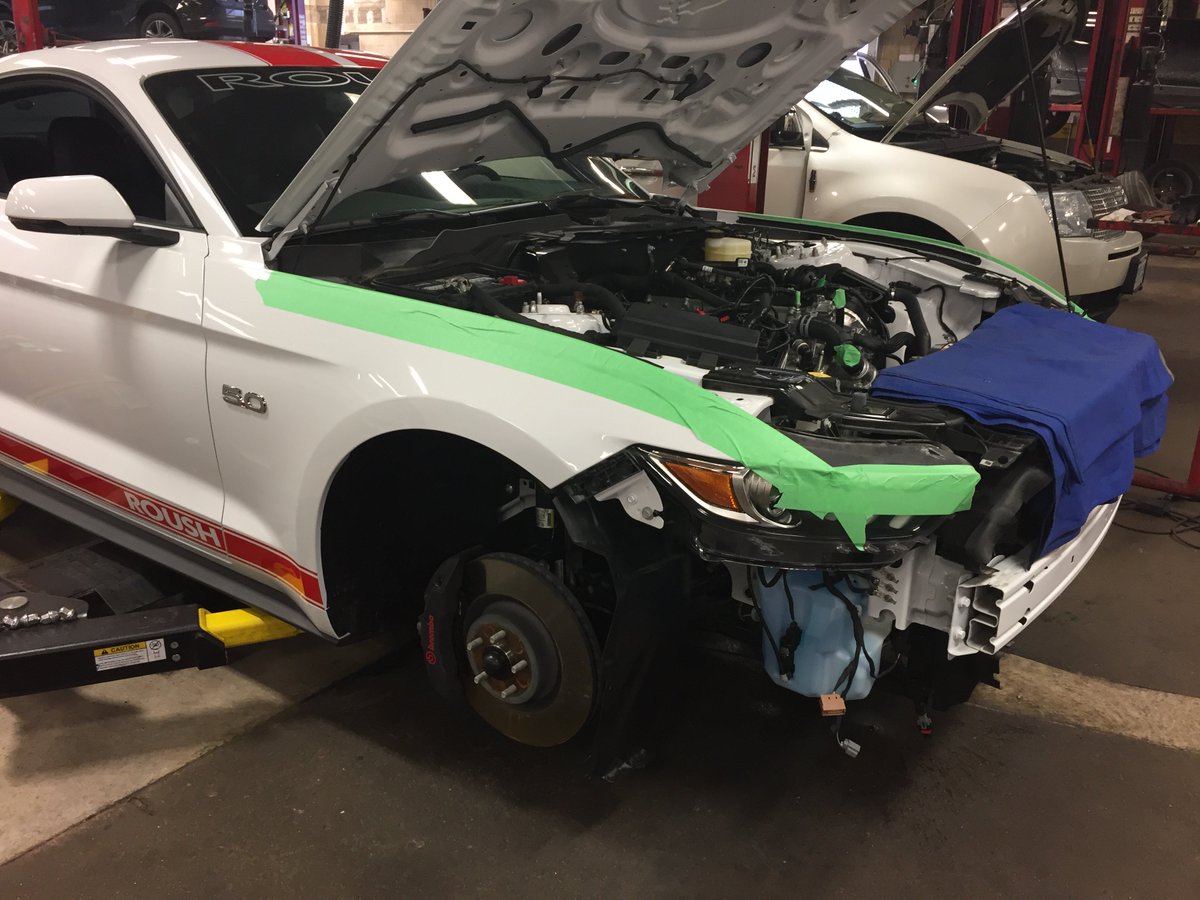 edlearnford's tweet image. Latest @ROUSHPerf Stang named "Loud Mouth" is coming along....