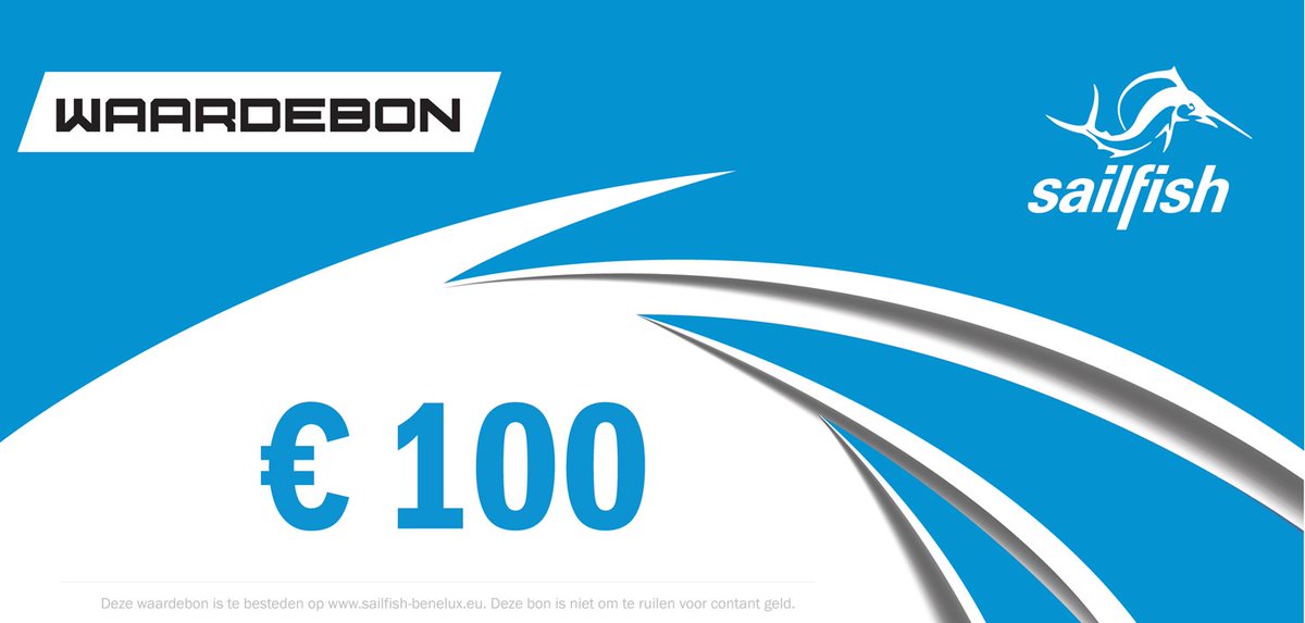 Leuk om te geven voor de feestdagen. Een sailfish waardebon. sailfish-benelux.eu/producten/54/s…