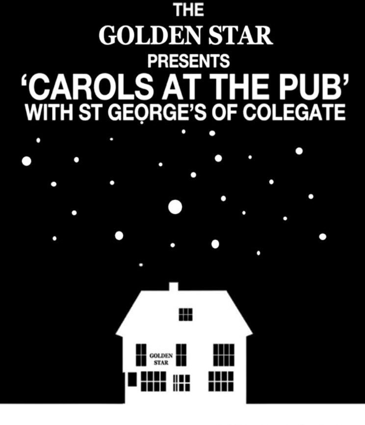 Carols at the pub tonight from 7pm mince pies and mulled wine available to get you in the spirit