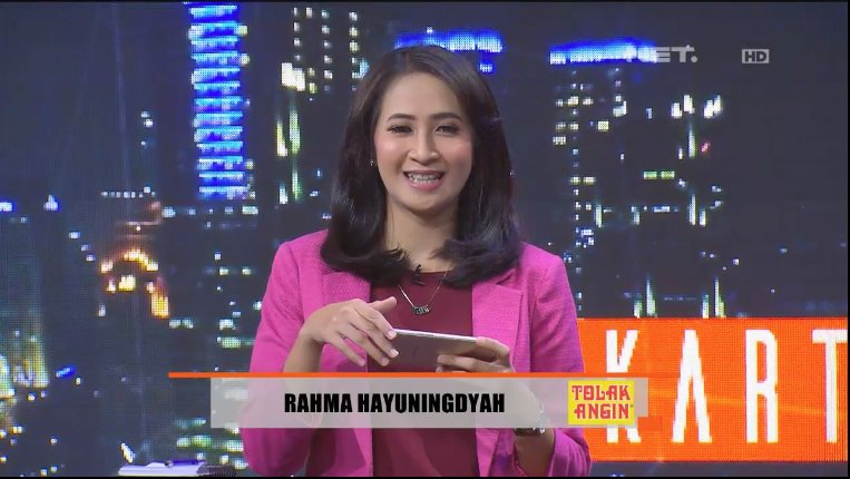 mdtvindonesia's tweet photo. . @rahmahd Menjadi presenter yang cukup manis malam ini, bagaimana pendapatmu? #JakartaKece https://t.co/56MvfhCrjz