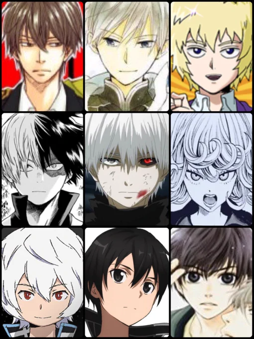 #好きなキャラ9人晒すと好みがわかる
まだまだ沢山いるんだけど…
趣味丸出し💕😉目がたまらんです。同じ趣味な方いたらふるえる 