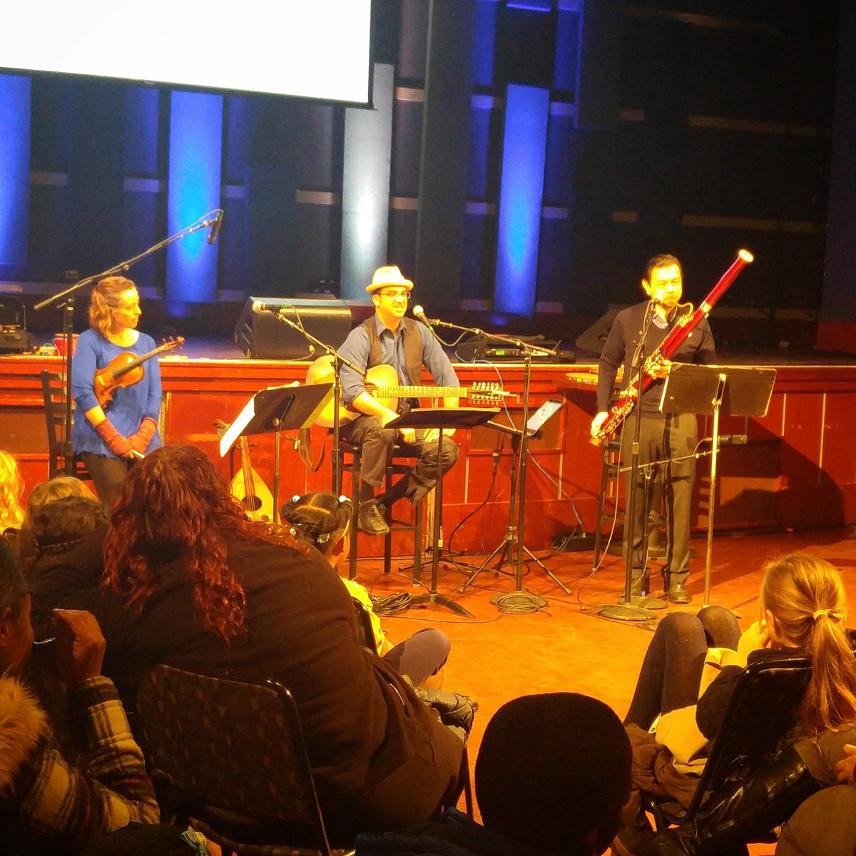 WCLeducation's tweet photo. You know it's gonna be a good day when there's a bassoon in the house. #BridgeSessions  #musiceducation @PhilaOrchestra @worldcafelive https://t.co/U496EcCcKC