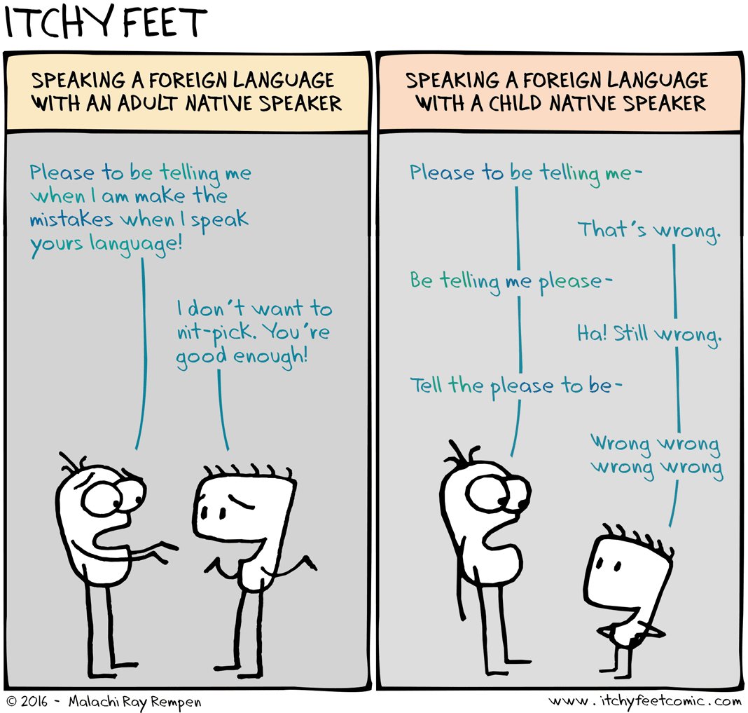 Why Kids Make Great Language Teachers ow.ly/4BMm3072Pkr by @ItchyFeetComic