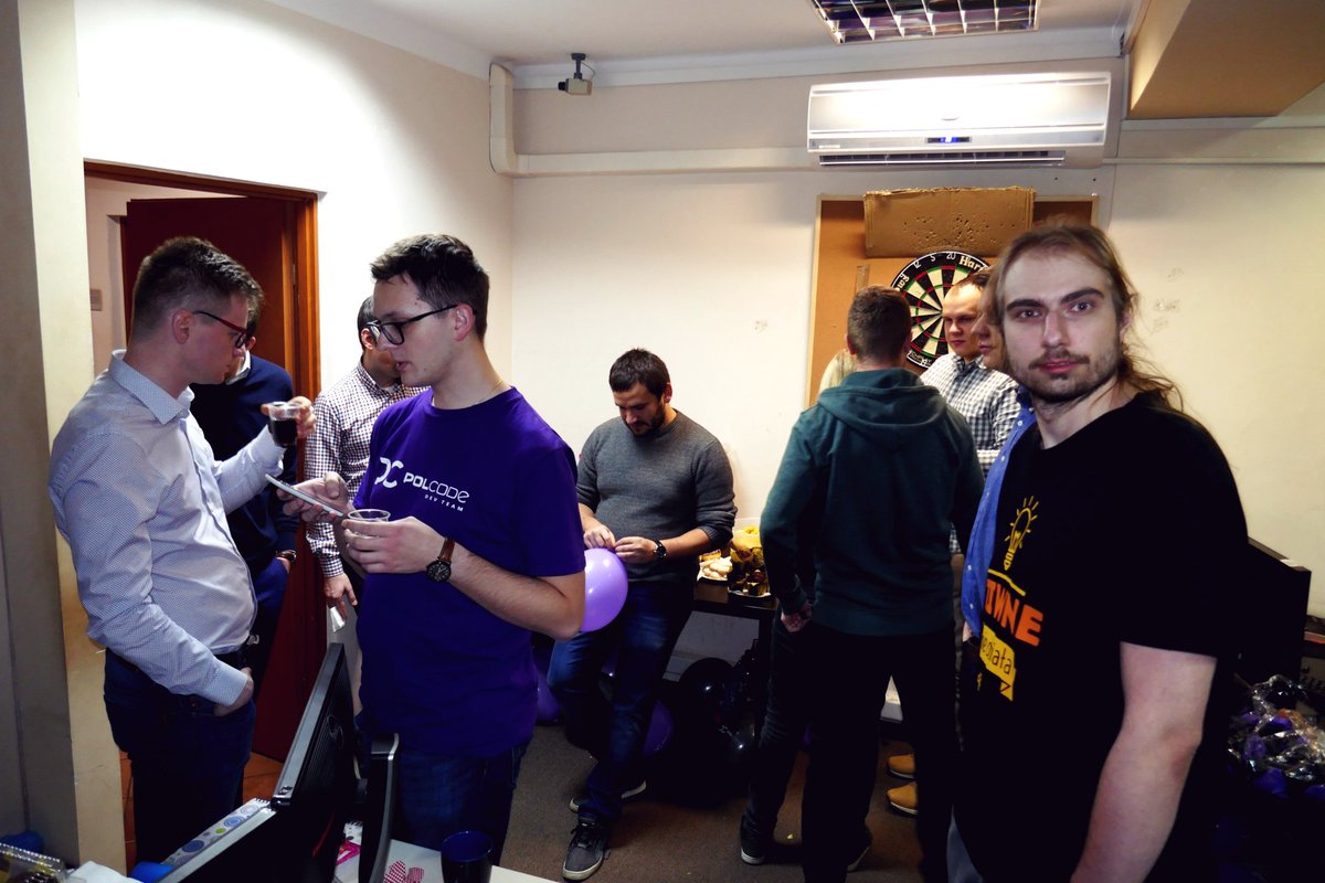 polcode's tweet image. What&apos;s better than #housewarming party in new office? Topping it with #LaserTag session! Check out pics from #Polcode #office in Katowice ❤