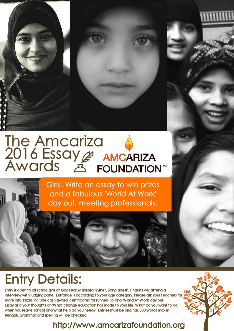 yasminisyasmin's tweet photo. We went from this poster to --> THIS xxx my girl's in a remote village sitting the @Amcariza essay competition so that they can learn &amp; work https://t.co/Gho7PyQj1p